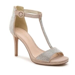 NWOT Kelly & Katie Conradd Rhinestone Embellished Platform Sandal